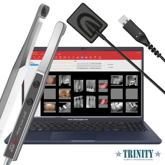 Handy HDR Dental X-Ray Digital Sensor Size# 2.0 with Laptop and Intraoral Camera (HDR-2.0-Lap-Cam) by www.3nitysupply.com